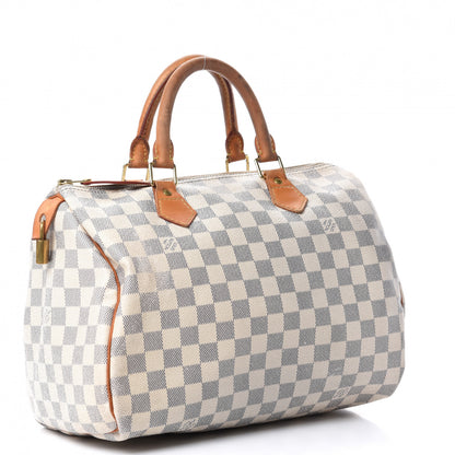Louis Vuitton Damier Azur Speedy 30 3 of 11