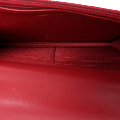 Chanel Lambskin Quilted Trendy CC Wallet On Chain WOC Red 5 of 12
