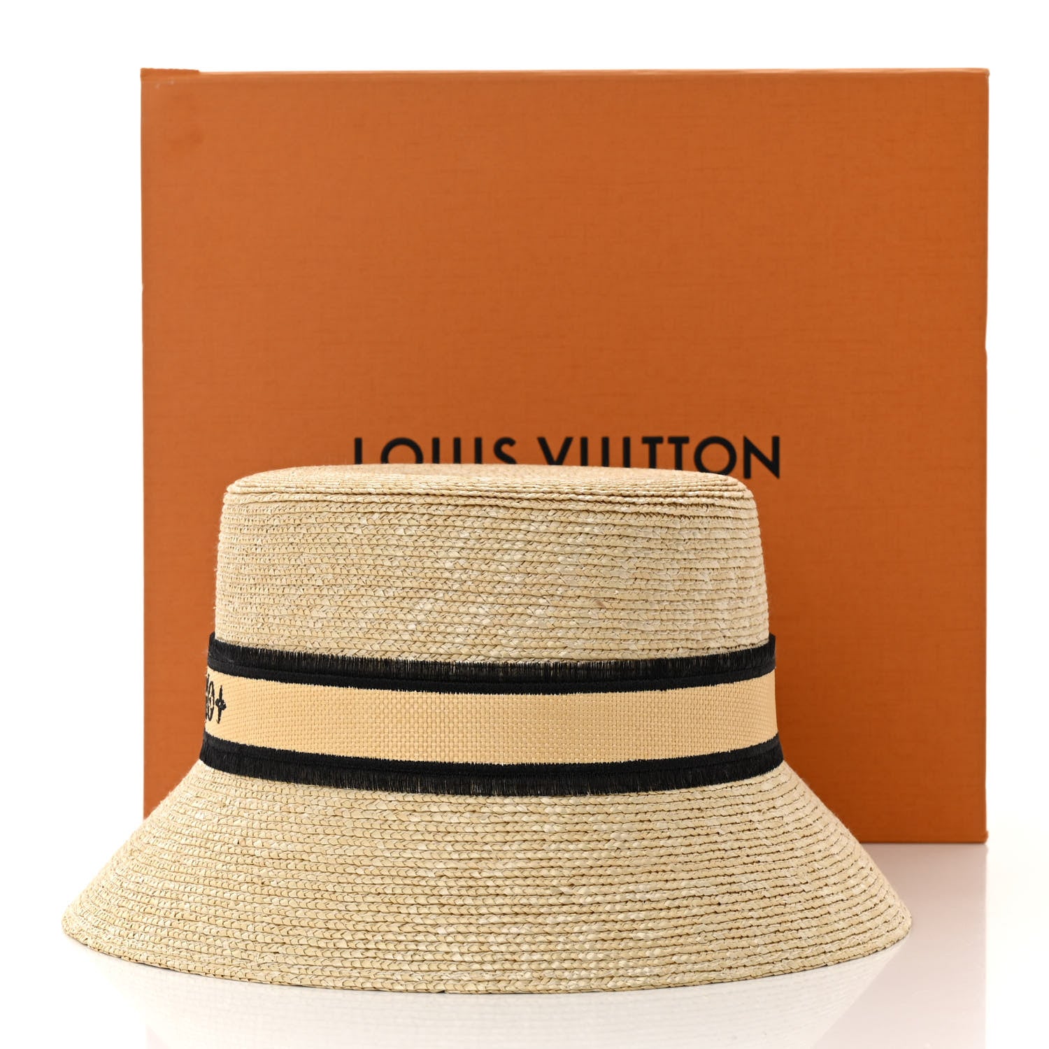 Louis Vuitton LV Straw Bucket Hat M Natural 10 of 10