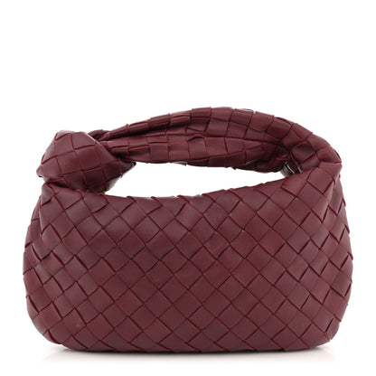 Bottega Veneta Nappa Intrecciato Mini Jodie Burgundy 1 of 10