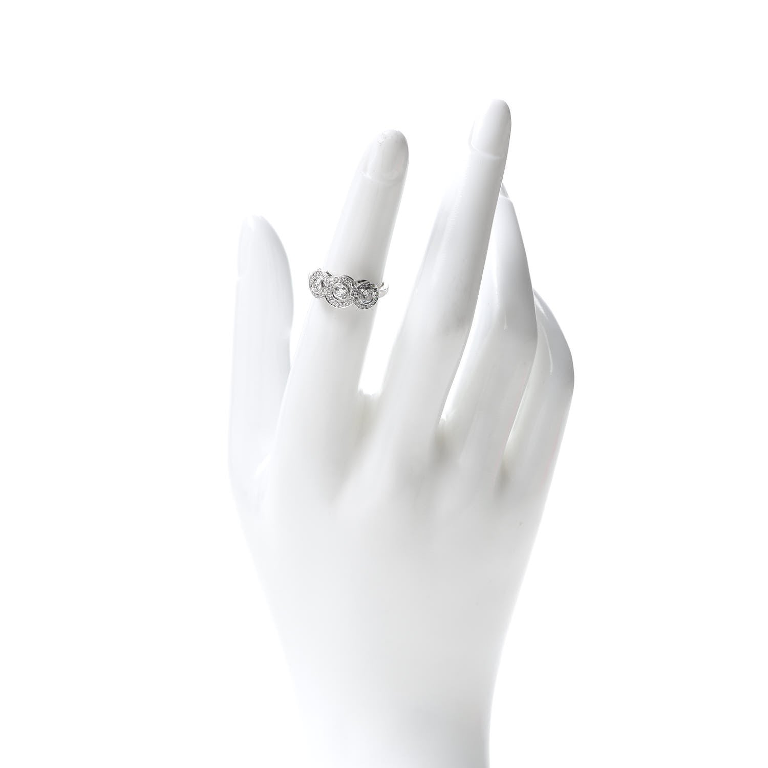 Tiffany Platinum Diamond Circlet Ring 49 4.75 2 of 5