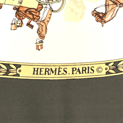 Hermes Silk La Promenade de Longchamps Scarf 90 3 of 3