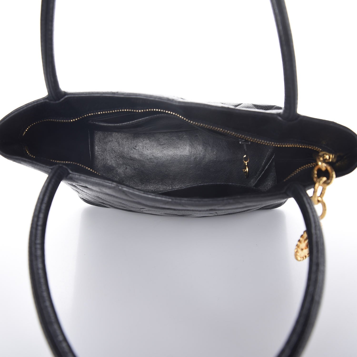 Chanel Caviar Quilted Medallion Tote Black 5 of 8