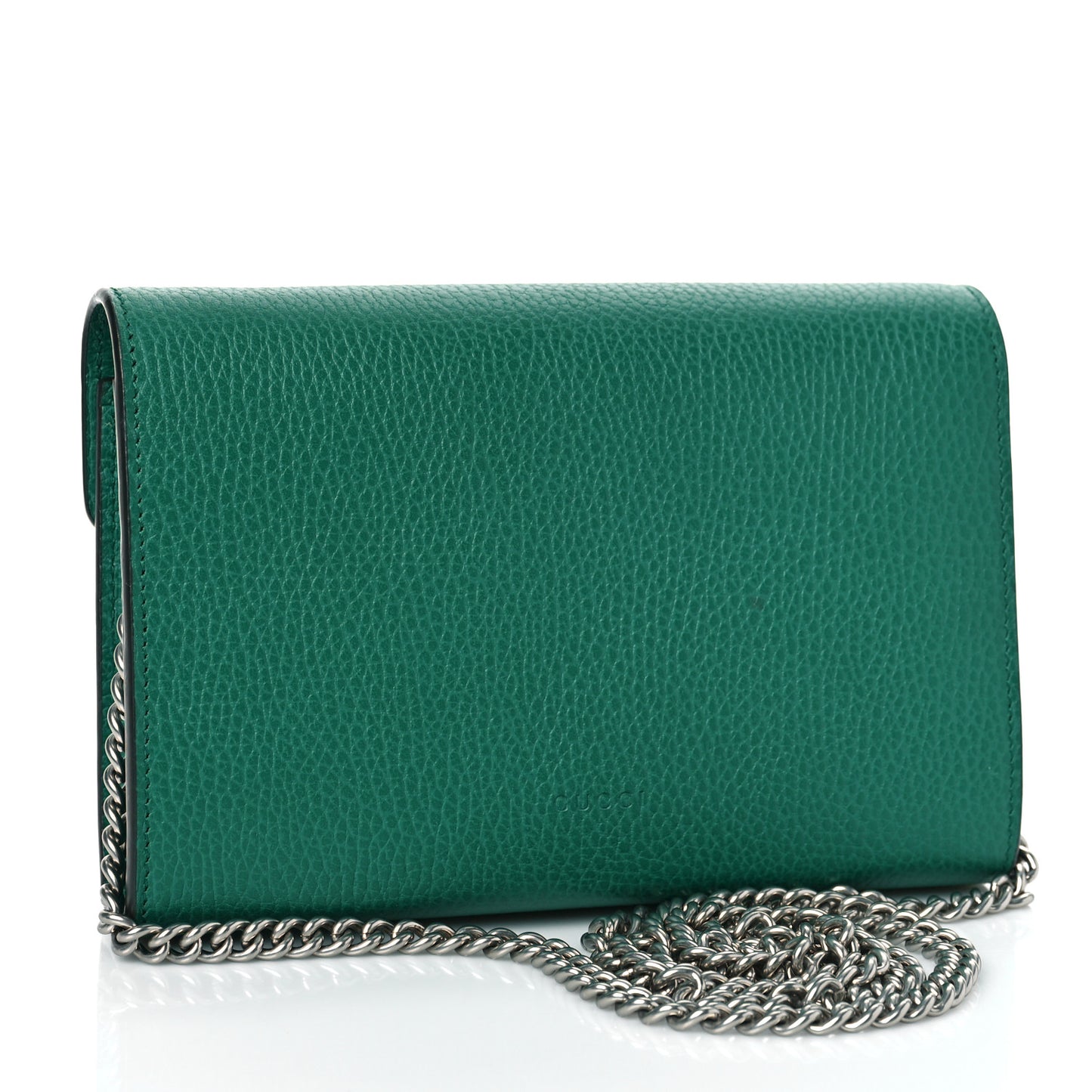 Calfskin Mini Dionysus Chain Wallet Emerald
