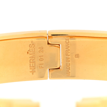 Hermes Enamel Narrow Clic Clac H PM Bracelet Black 4 of 5