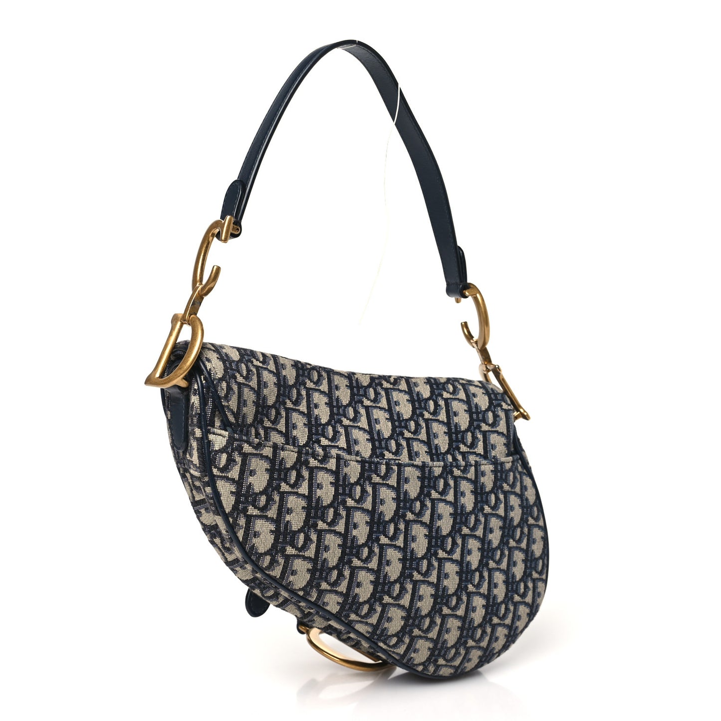 Oblique Saddle Bag Blue
