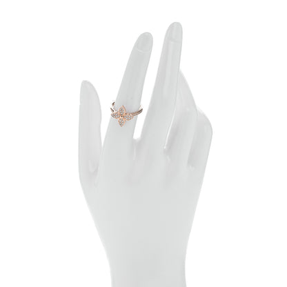 Louis Vuitton 18K Pink Gold Diamond Star Blossom Ring 53 6.5 2 of 6