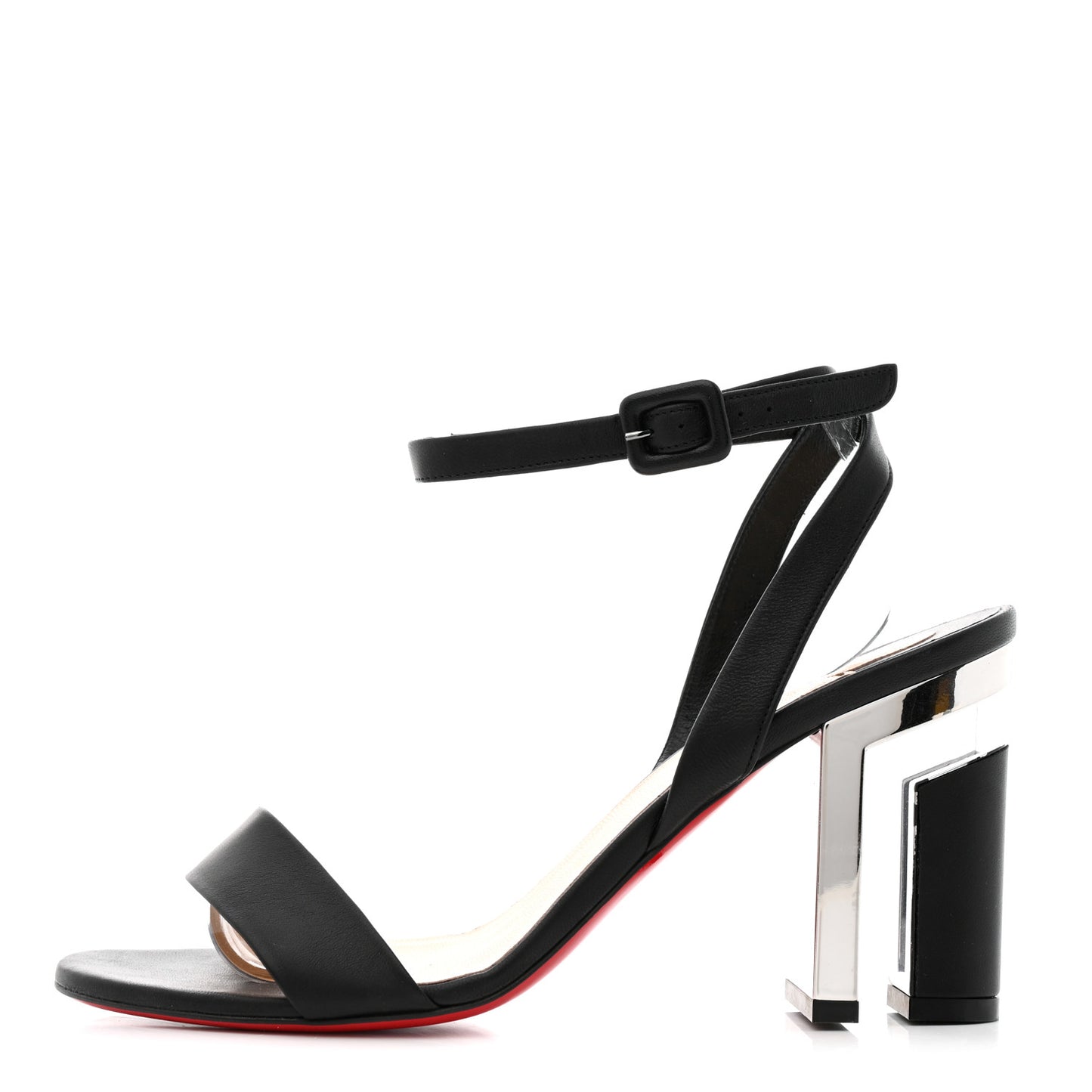Nappa Tournikouna 85 Sandals 38.5 Black