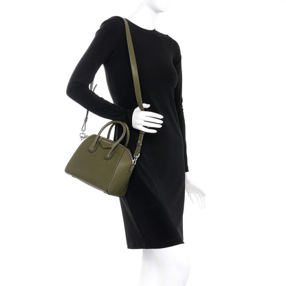 Givenchy Sugar Goatskin Mini Antigona Khaki 2 of 8