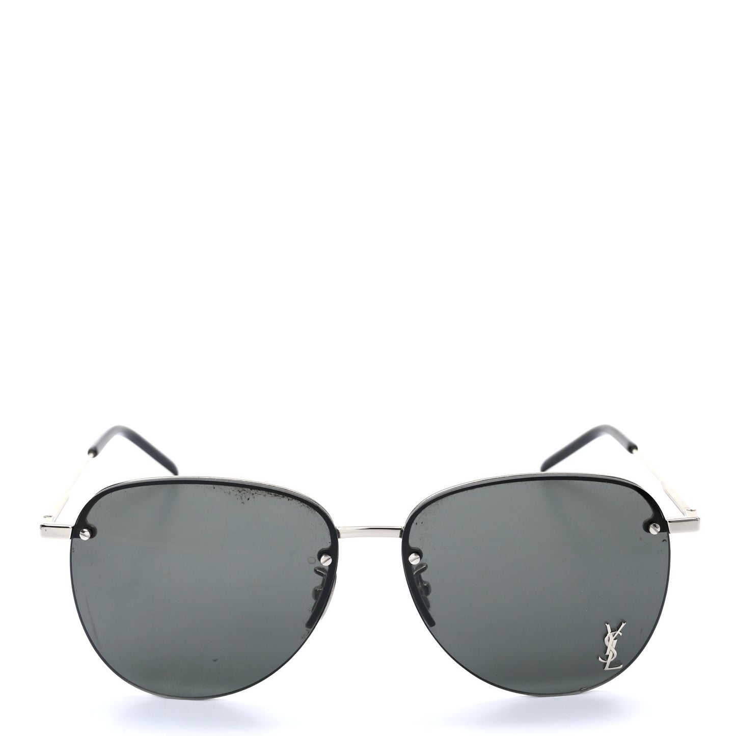 Metal Aviator 61mm SL 328 Sunglasses Black