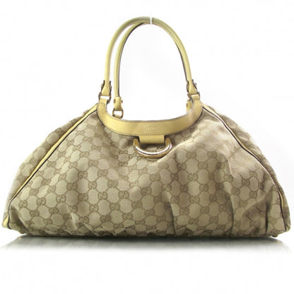 Gucci Monogram D Gold Hobo Yellow 1 of 11