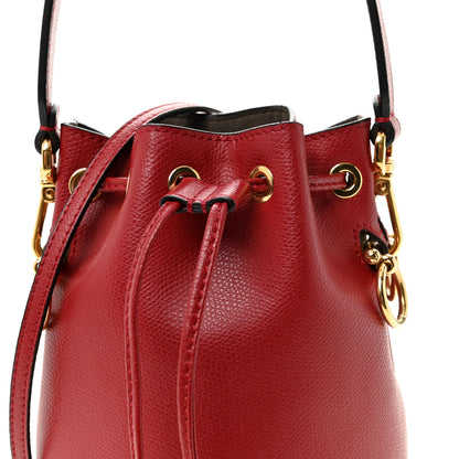 Fendi Vitello Cruise F is Fendi Mini Mon Tresor Bucket Bag Fragola 8 of 10
