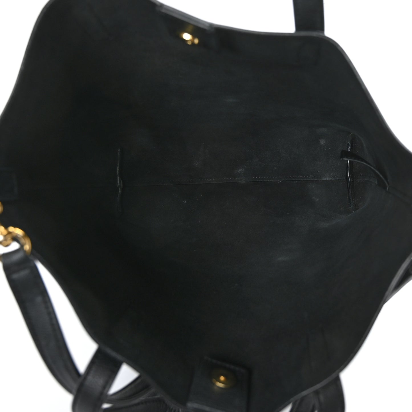 Calfskin Toy Shopping Tote Black