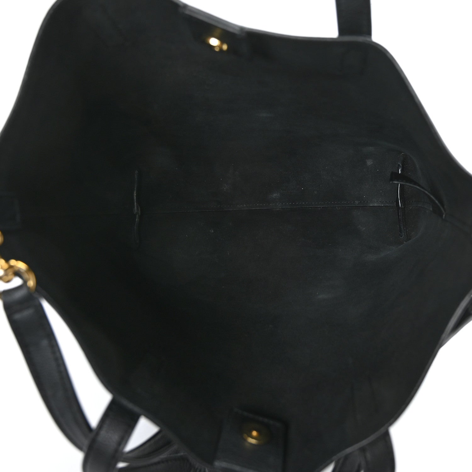 Saint Laurent Calfskin Toy Shopping Tote Black 5 of 12