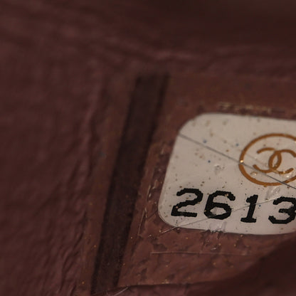 Chanel Lambskin Quilted Small CC Chic Flap Purple Brown 8 of 12