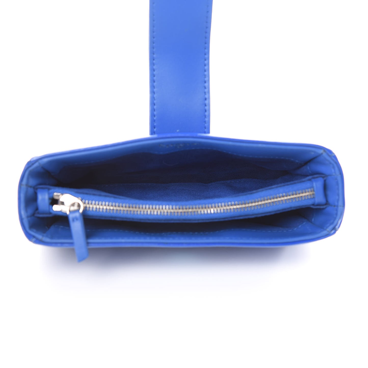 Patent Mini Boy Phone Holder Clutch Blue