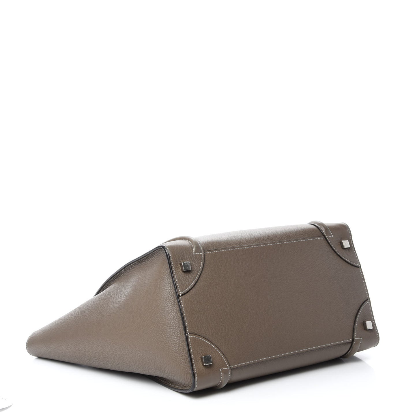Drummed Calfskin Mini Luggage Souris