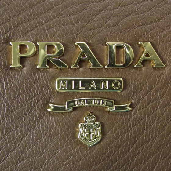 Prada Cervo Deerskin Bauletto Brown 7 of 11