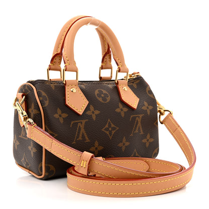 Louis Vuitton Monogram Nano Speedy Bandouliere 3 of 11