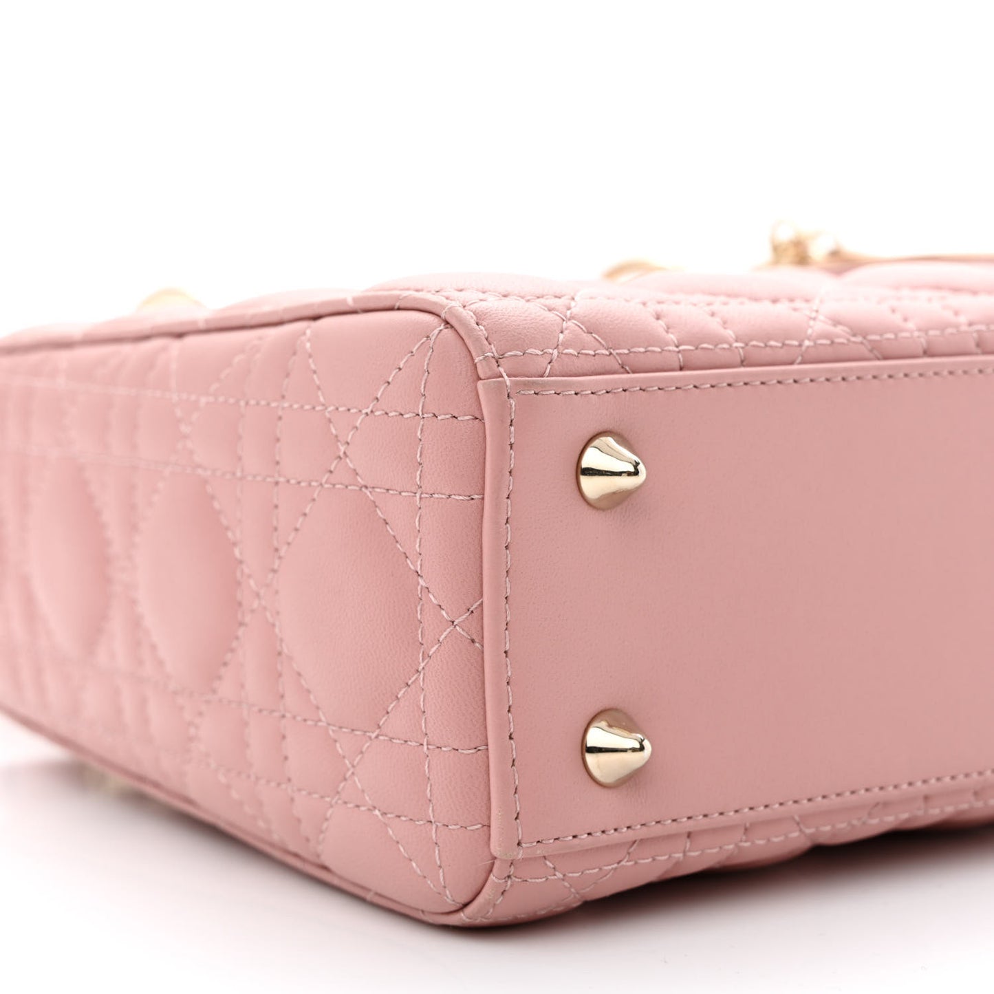 Lambskin Cannage Small My ABC Dior Lady Dior Pink