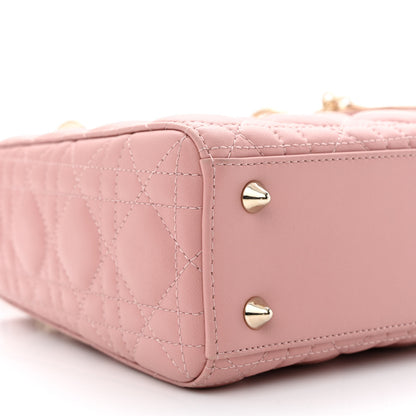 Christian Dior Lambskin Cannage Small My ABC Dior Lady Dior Pink 9 of 10