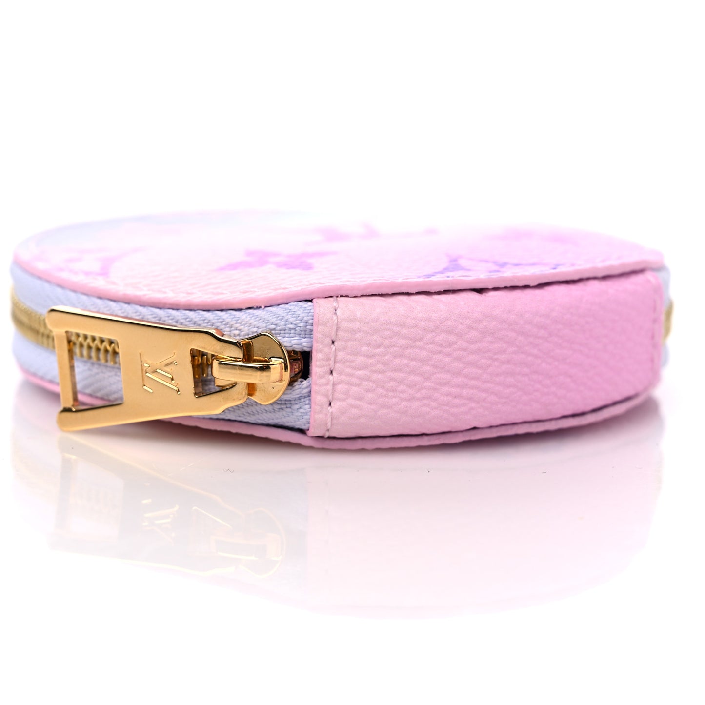 Monogram Spring In The City Papillon BB Round Coin Purse Sunrise Pastel