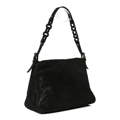 Fendi Vitello Savana Forever Mama Baguette Black 3 of 18