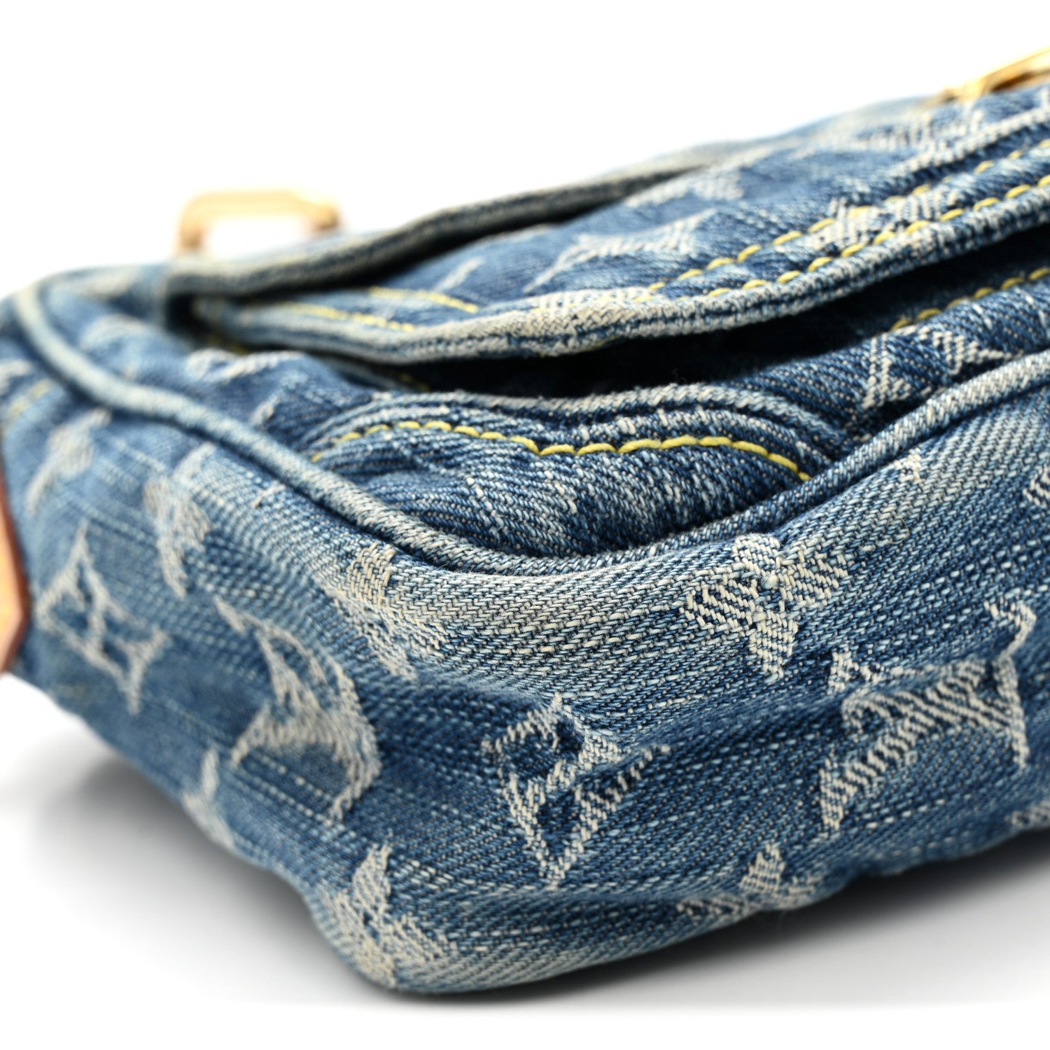 Louis Vuitton Monogram Denim Bum Bag Blue 8 of 9