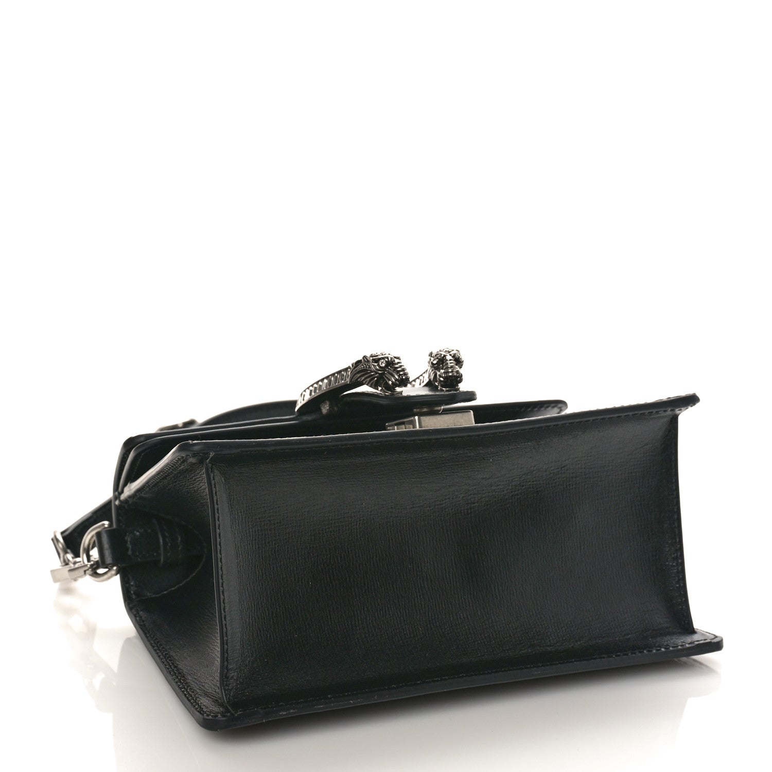 Gucci Satin Crystal GG Monogram Mini Dionysus Top Handle Bag Black 4 of 8