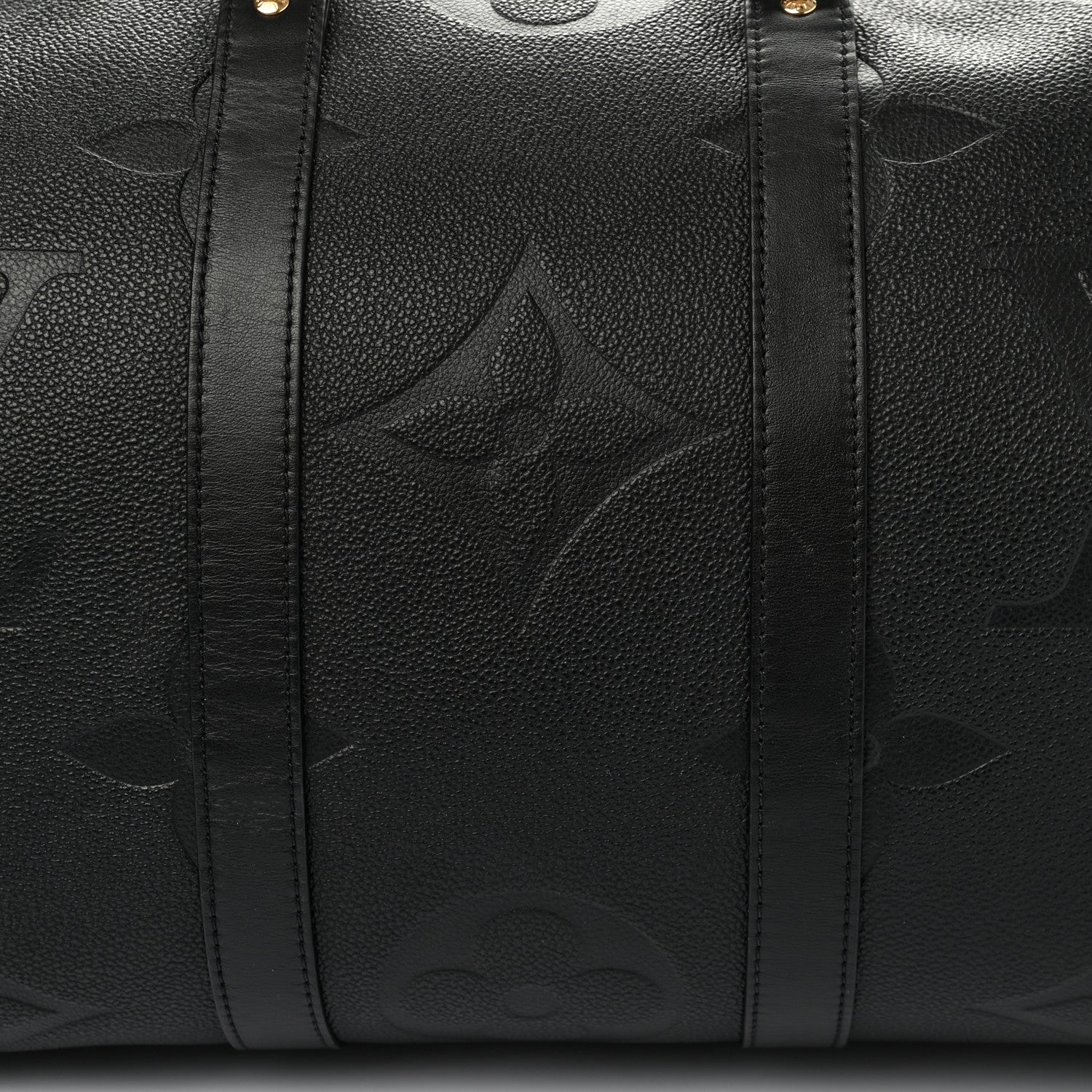 Louis Vuitton Empreinte Monogram Giant Keepall Bandouliere 45 Black 7 of 10