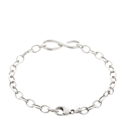 Tiffany Sterling Silver Infinity Chain Bracelet 3 of 5