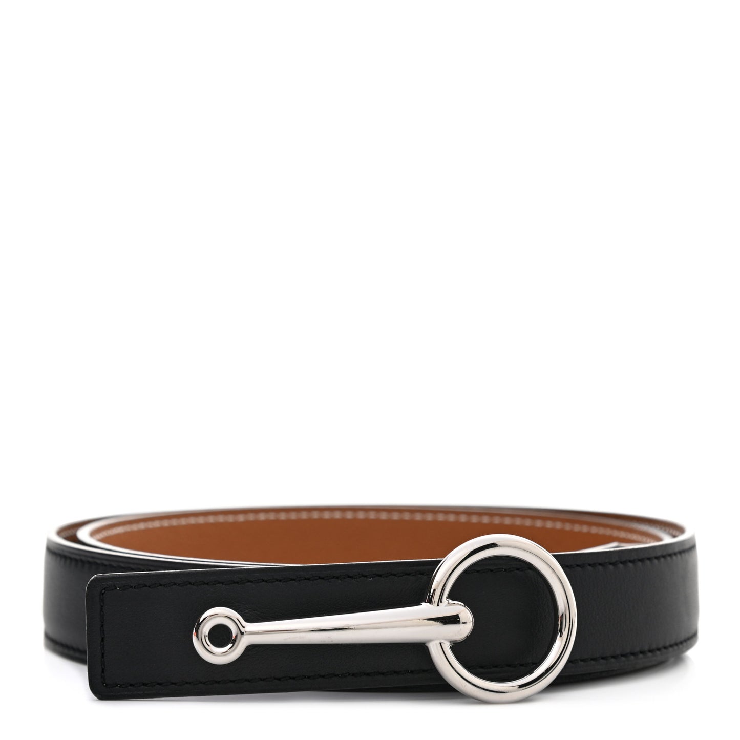 Swift Epsom 24mm Mini Belt 85 Black Gold