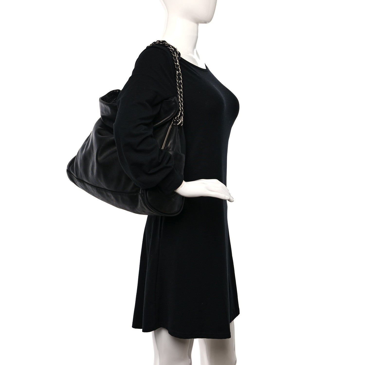 Chanel Lambskin Large Ultimate Soft Tote Black 2 of 12