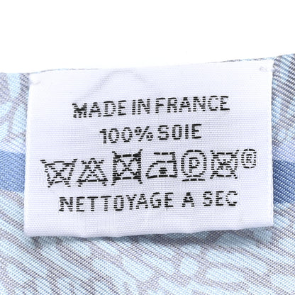 Hermes Silk En Liberte Twilly Bleu Rose Brun 3 of 4
