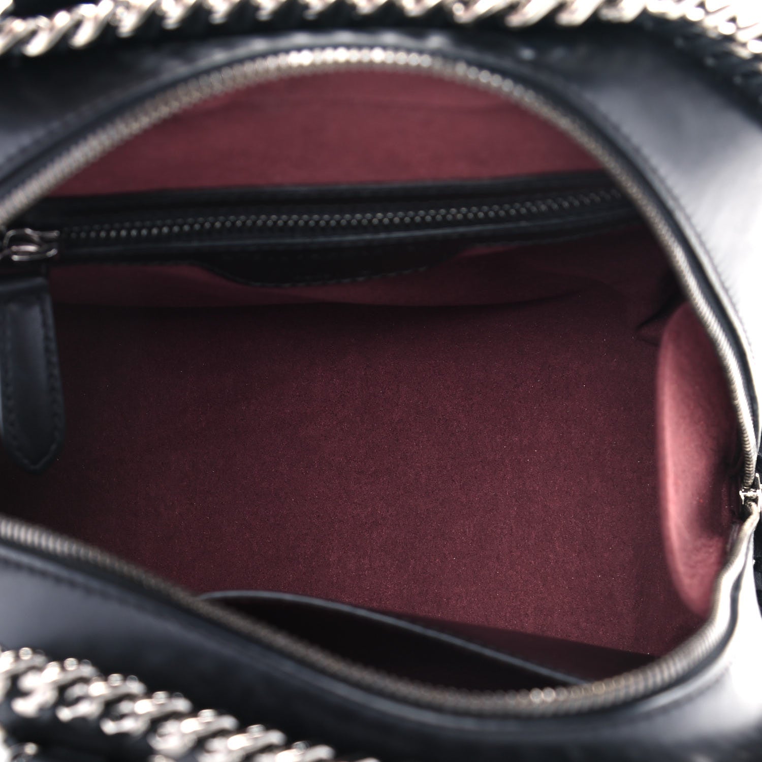 Stella McCartney Eco Alter Nappa Mini Falabella Box Bird Top Handle Bag Black 5 of 10