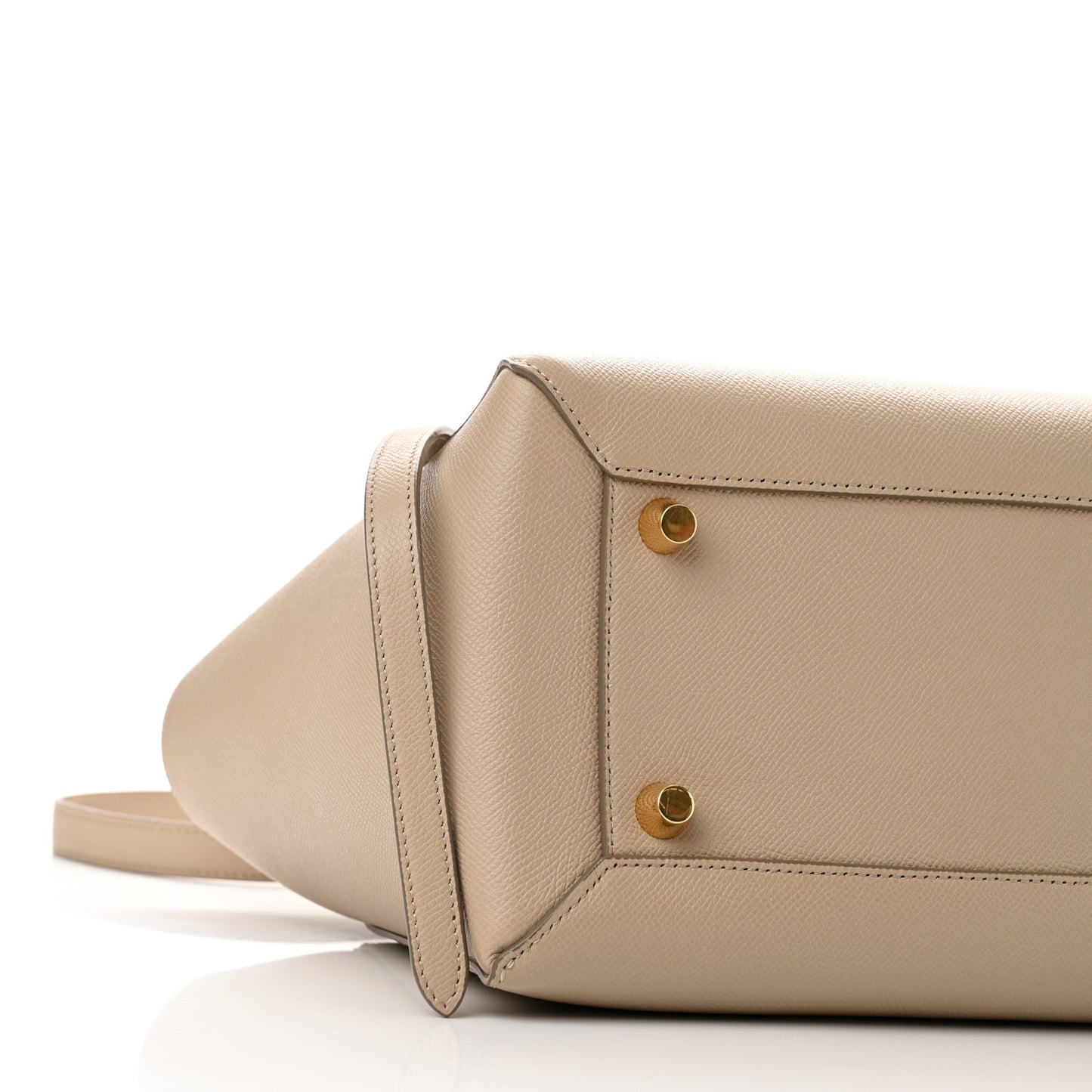 Grained Calfskin Mini Belt Bag Light Taupe