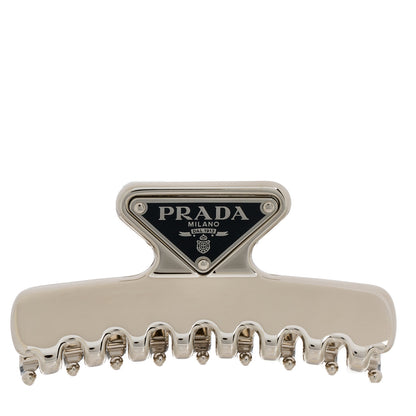Prada Metal Hair Clip Silver 1 of 5