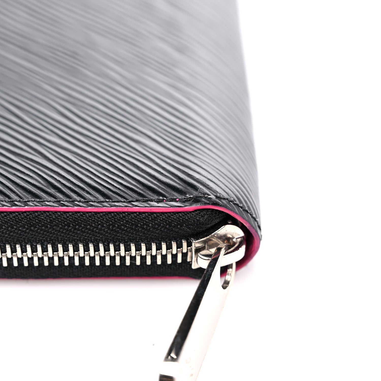 Louis Vuitton Epi Zippy Wallet Black Hot Pink 12 of 13