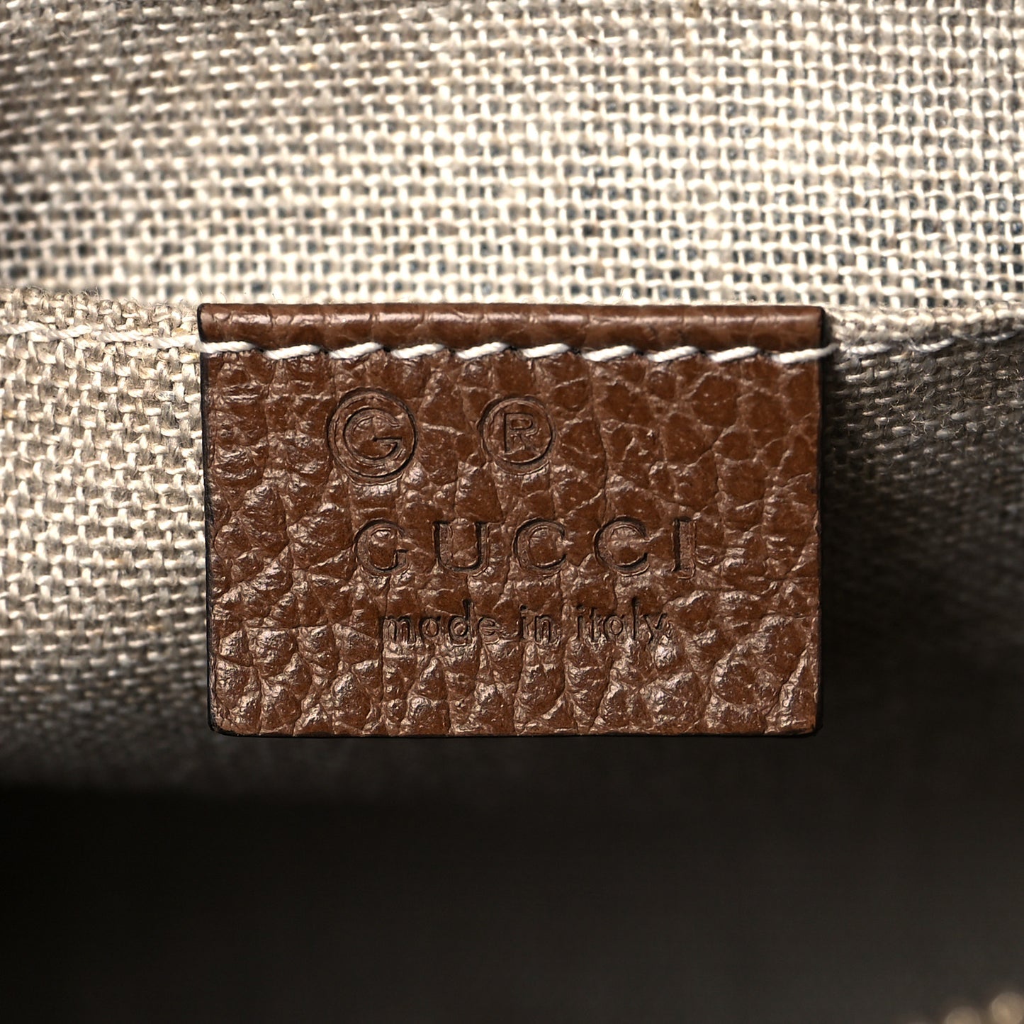 Monogram Mini Bree Messenger Bag Beige Tabacco