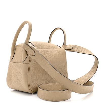 Hermes Taurillon Clemence Mini Lindy 20 Trench 3 of 11