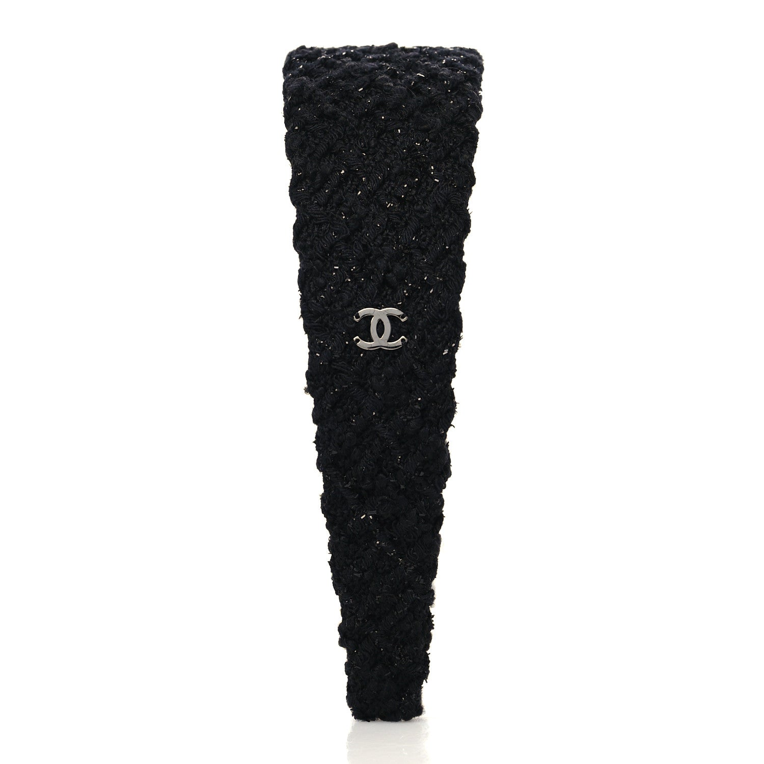Chanel Tweed Headband Black 5 of 6