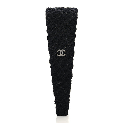 Chanel Tweed Headband Black 5 of 6