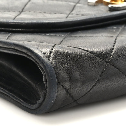Chanel Lambskin Quilted Mini Square Flap Bag Black 9 of 10
