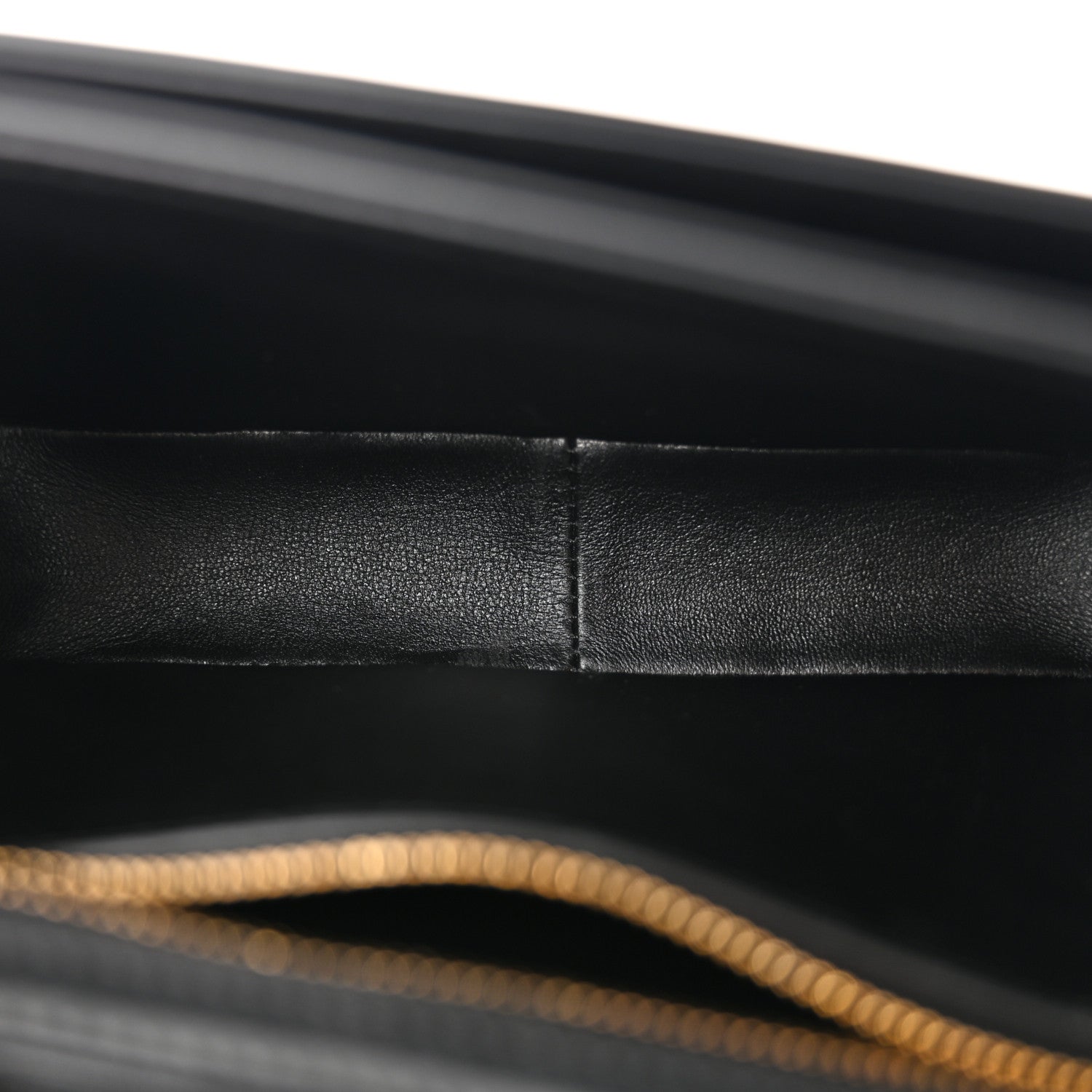 Celine Shiny Calfskin Teen Triomphe Black 5 of 10