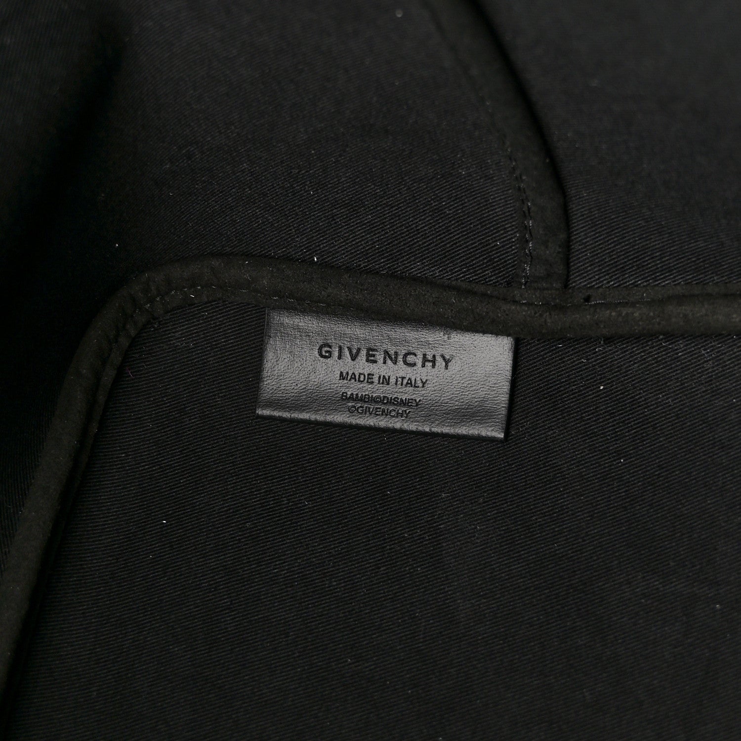Givenchy Textured Coated Canvas Bambi Print Large Antigona Tote Black 7 of 13