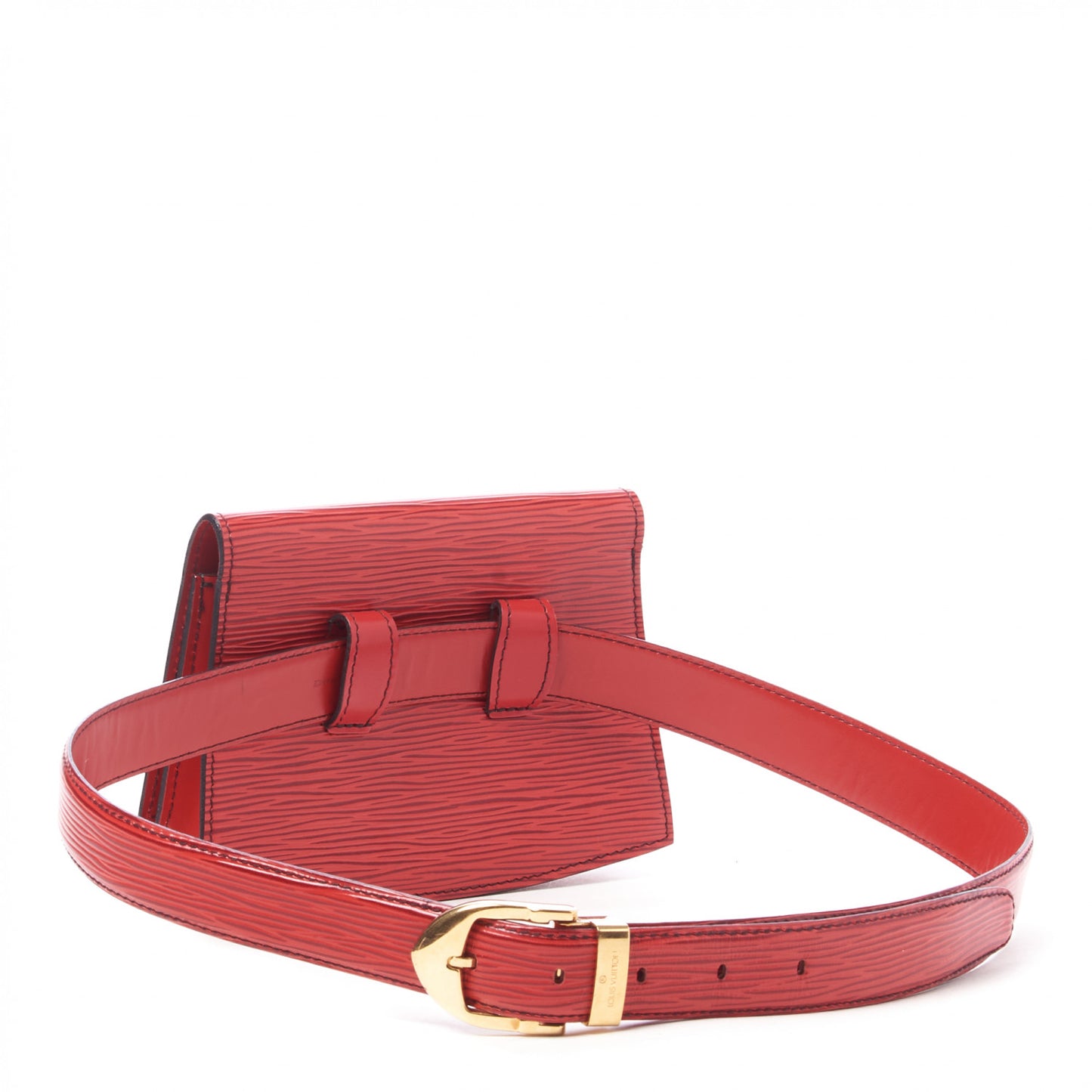 Epi Pochette Ceinture Tilsitt Belt Pouch Red