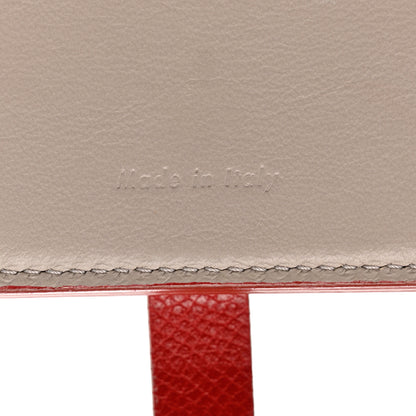 Celine Grained Calfskin Large Multifunction Strap Wallet Pop Red 6 of 11