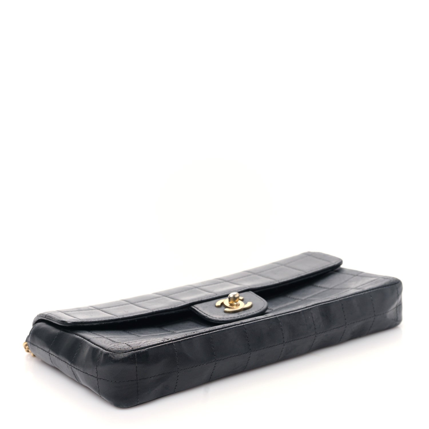 Chanel Lambskin East West Chocolate Bar Flap Black 4 of 10