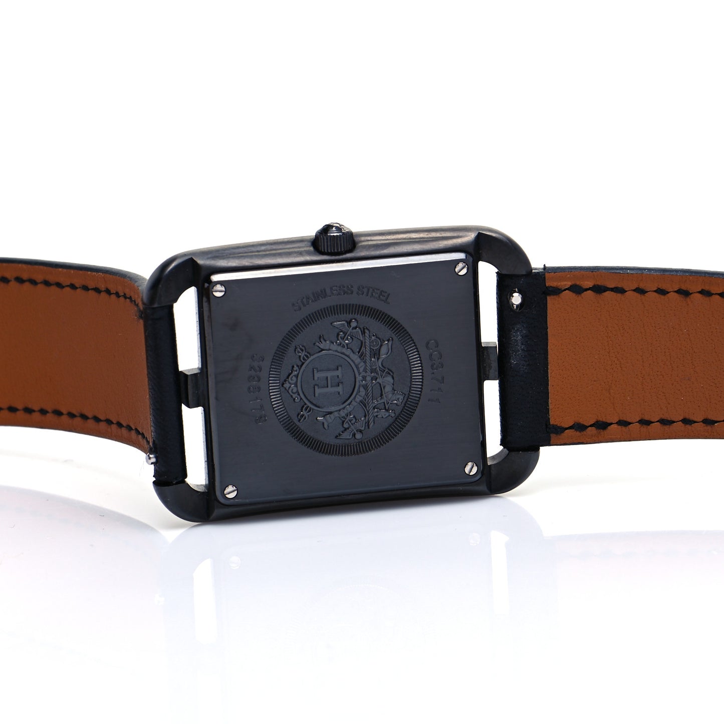 PVD Stainless Steel Barenia 29mm Cape Cod Double Tour Quartz Watch Noir