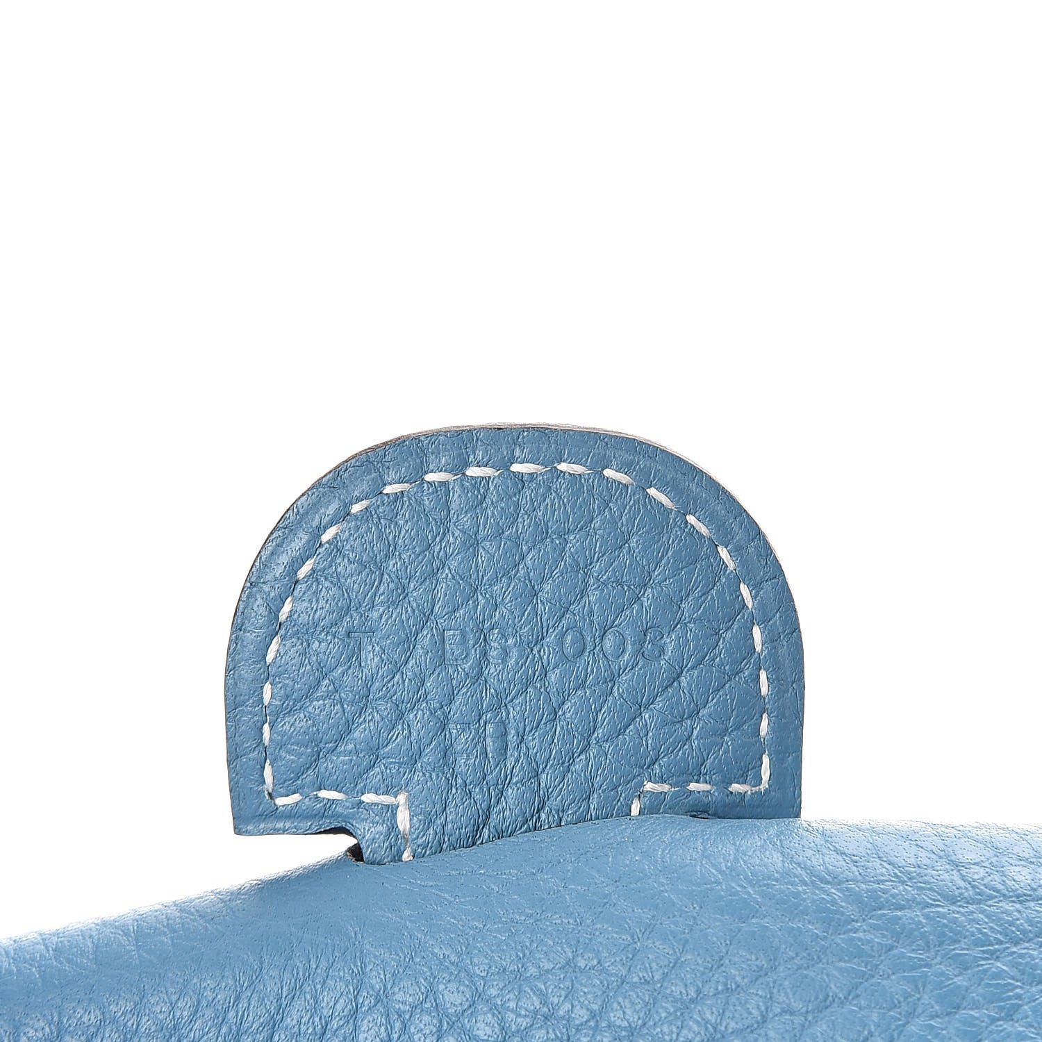 Hermes Taurillon Clemence Evelyne III GM Blue Jean 6 of 10